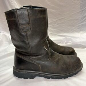 Wolverine Floorhand Work Boots Men's 11 M Waterproof Brown Leather W10682